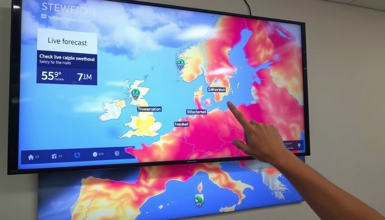 SMHI väder Sverige karta – hitta prognoser live